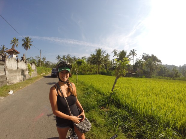 biking through bali